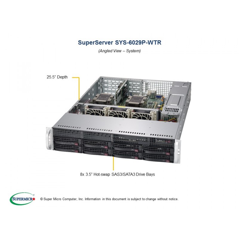 Supermicro SuperServer 2U 6029P-WTR