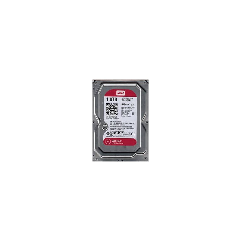 WD Red WD10EFRX 1 To - 3.5&quot; - Interne - SATA - Buffer 64 Mo