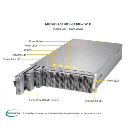 Supermicro MicroBlade Node Single SKTXeon D-1541(MBI-6118G-T41X )