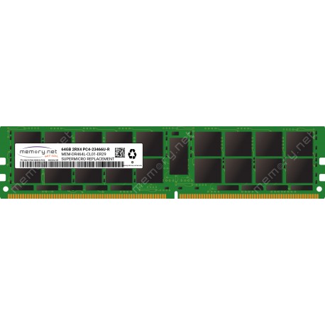 64GB DDR4 2933 ECC Registered ( MEM-DR464L-CL01-ER29 )