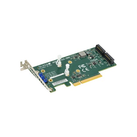 Supermicro PCI add on card 2xM2 NVMe SSDs  AOC-SLG3-2M2