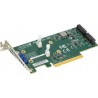 Supermicro PCI add on card 2xM2 NVMe SSDs  AOC-SLG3-2M2