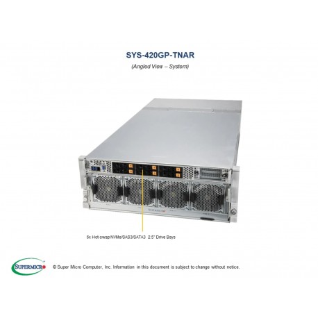 Supermicro SuperServer 4U SYS-420GP-TNAR