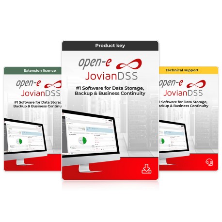 Open-E JovianDSS TS 132/512TB 24/7 Support 1 Year