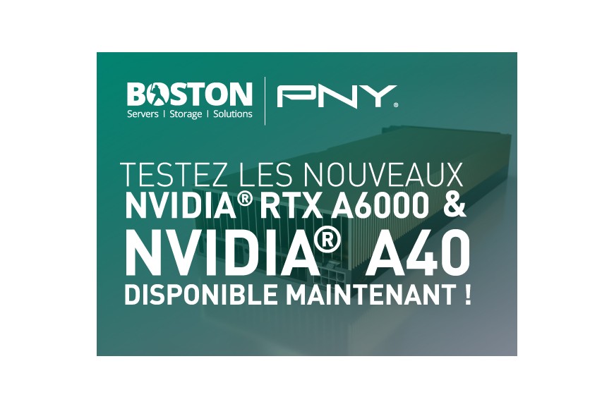 NVIDIA RTX A6000 et NVIDIA A40