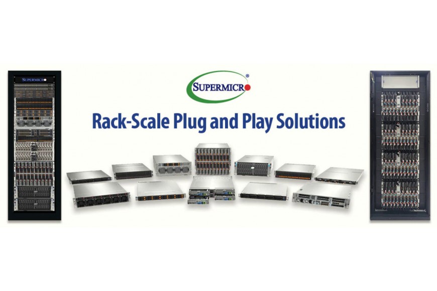 Supermicro présente des solutions Plug and Play à l'échelle en rack offrant des configurations de datacenter pré-définies et pré-testées à l'échelle p