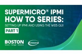 Partie 1 : ‘Howto’ Supermicro IPMI - Installation de l'IPMI et Interface graphique