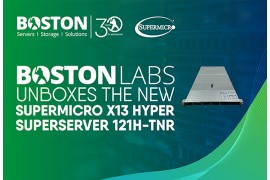 BOSTON LABS UNBOXES THE NEW SUPERMICRO X13 HYPER SUPERSSERVER 121H-TNR