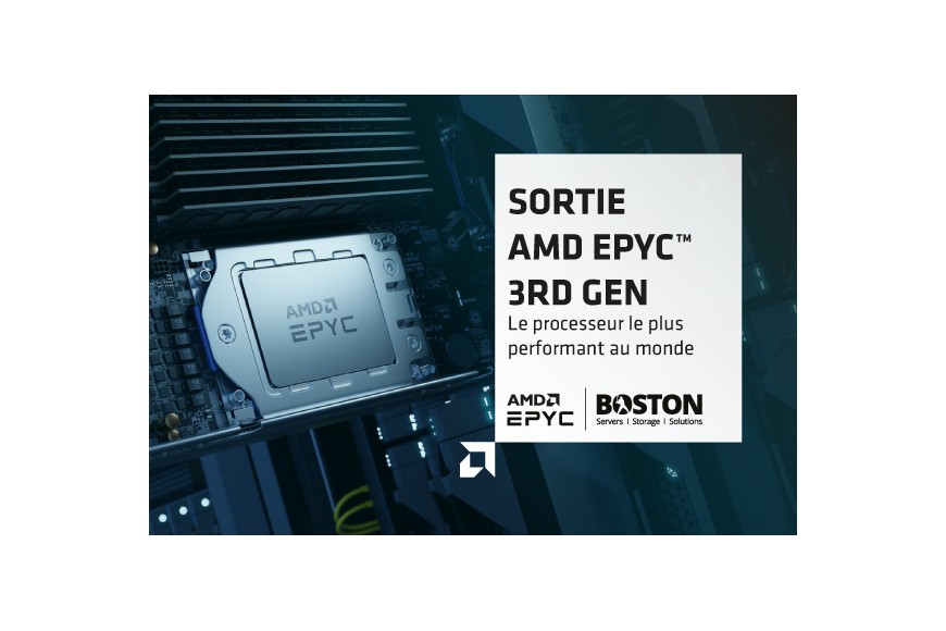 Sortie des AMD EPYC 3ème Génération ! 
